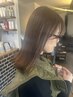 ブリーチなしで透明感をだす！カット＋ダブルアッシュカラー＋トリートメント