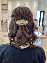 オートル 綱島店(AUTRE by FUGA hair)&nbsp;三つ編みがかわいいハーフアップスタイル、結婚式参列に！！