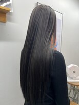 ヌープヘアーアイス(NUUP.hair ici)&nbsp;★30代40代◎ブリーチなしオリーブ秋カラーで艶髪美人