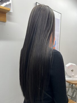 ヌープヘアーアイス(NUUP.hair ici) ★30代40代◎ブリーチなしオリーブ秋カラーで艶髪美人