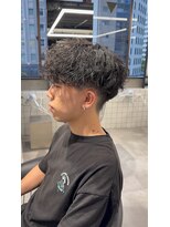 ステラ(STELLA)&nbsp;波巻きスパイラル/メンズカット/メンズ/メンズサロン/波巻き