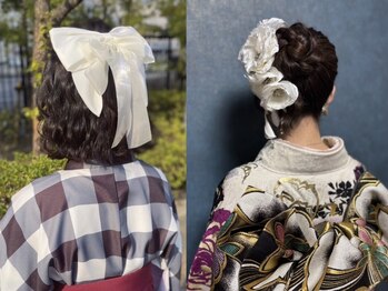 ティアラ 栄(TIARA)の写真/【結婚式など特別なハレの日に♪】着付け&ヘアセット￥5800～☆土日祝早朝受付中です◎［名古屋/栄駅/錦］