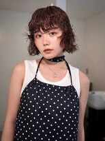 テトヘアー(teto hair)&nbsp;ショートボブ/パーマスタイル/ブラウンカラー/韓国ヘア