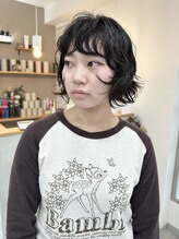 ナウアズ(now as.)&nbsp;nuance bob perm【mayu】【now as.明石】