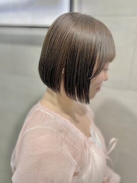 イオ 渋谷(io) 顎ラインボブ/顎下2cmボブ/まとまるボブ/ミニボブ/丸みボブ/ボブ