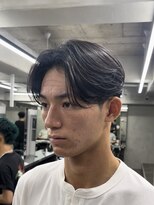 ニコトウキョウ 新宿(nico TOKYO) テーパーフェードニュアンスパーマ刈り上げセンターパートメンズ
