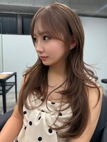 リンドトウキョウ(LINDO TOKYO)&nbsp;大阪/心斎橋/マロンベージュ/レイヤーカット/ダブルカラー/韓国