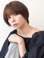 ドーチェ 池田店(DOCHE) 大人ショート×丸みシルエット×オリーブブラウン