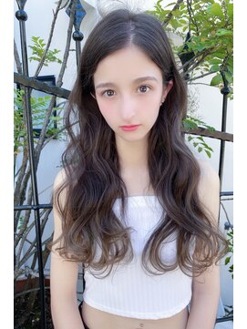 クーエフー(coo et fuu) フリンジウェーブの外国人風ロングスタイル♪藤沢