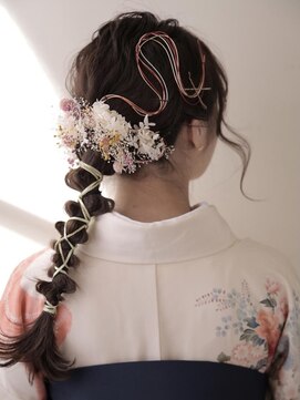 リスタバイネオリーブ 浅草(Re:sta by neolive) 卒業式 水引アレンジ 袴 Re:sta by neolive