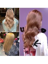 アンリップ ジー(salon unripG) h.i ピンクベージュ