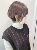 大人かわいいくびれショート/耳かけショートボブ/銀座ショート