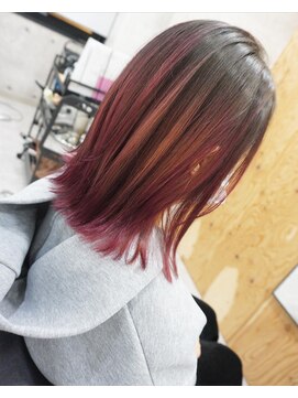 ヘアテリア リュウ 大塚(hair teria ryu) ピンクグラデーション