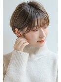 【銀座◇成田】美髪大人かわいいくびれショートネビージュボブ