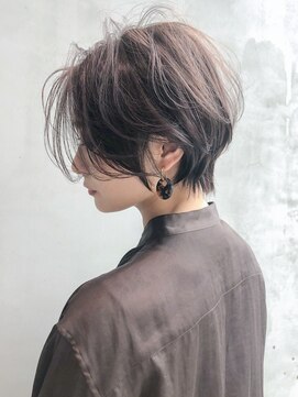アイティー バイ アルバム 中野店(IT by ALBUM) グレージュショート_外ハネボブセクションカラー_ba380211