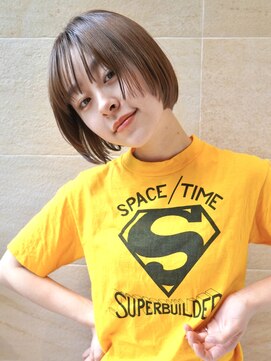 ビュートリアム265(BEAUTRIUM 265) 前上がりボブ/ミニボブ/ショートボブ/切りっぱなし/ベージュ