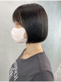 ぷつっとボブ_チェリーブラウンフェミニンロング_ba403811