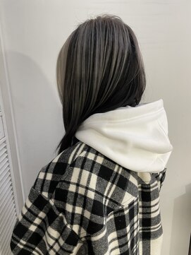 リジョイスヘア(REJOICE hair) 【REJOICE hair 】ブラックオンシルバーデザイン