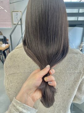 ヘアー アイス 御器所本店(HAIR ICI) 大人美人アッシュオリーブショコラアッシュ韓国ヘアモテ髪