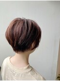 【仙台美容室KAIL】襟足すっきり耳かけショートボブ