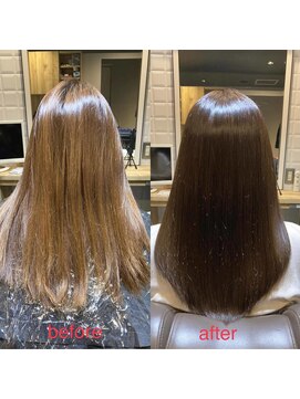 カミケンガレリア(kamiken. galleria) 手触りなめらか透明感ストレート髪質改善【カミケンガレリア】