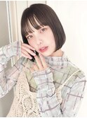 ナチュラルグレージュ/ボブヘア
