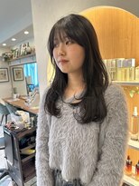 ロンド パルティール 大宮(Lond partir)&nbsp;ロングレイヤースタイル×ネイビーブラックカラー