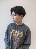 【ハクラ】ハンサムショート ショートパーマ 刈り上げショート