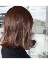 ビューティーサロン クロス(CROSS)&nbsp;20代30代40代大人可愛いナチュラルボブ・ラベンダーベージュ