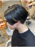 大人かっこいいイケメンショート イヤリングカラー ワンカール