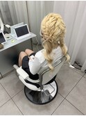 ヘアメ ☆ 量産型ヘアメツインリボン