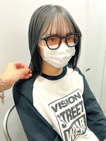 ヌープヘアーアイス(NUUP.hair ici)&nbsp;大人可愛いブリーチなしオリーブベージュ