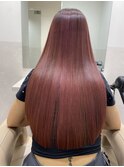 ワインレッド+髪質改善トリートメント
