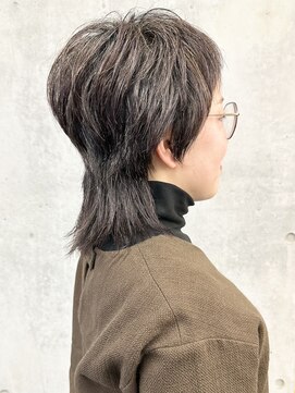 モリオ(morio) ＊マッシュウルフカット外ハネロングウルフレイヤー30代40代3