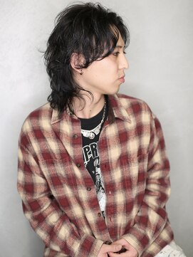 バース(BIRTH) 天神【BIRTH】ウルフニュアンスパーマ×暗髪ミディアム 5