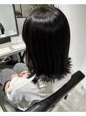 くびれボブ/艶カラー/透明感/小顔/垢抜け/イメチェン/似合わせ
