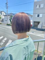 ラル(Lull)&nbsp;【奥山敬大】ミニボブ/グレージュカラー