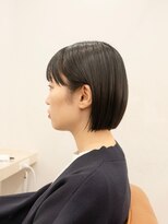 ガーデンヨコハマ(GARDEN YOKOHAMA) ボブ ホワイトグレージュ デジタルパーマ チェリーブラウン