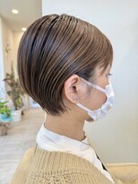 ブルーベイル(Blue Veil.) 耳かけショートボブ/40代ショートボブ/40代ボブ/ヘッドスパ