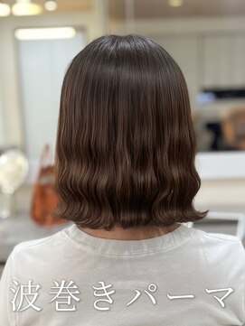 アミー 銀座(Ammy) #波巻きパーマ #なみまきパーマ #ボブパーマ #コテ巻き風パーマ