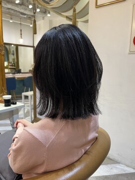 ロンドアベニール 北千住(Lond avenir) 髪質改善縮毛矯正レイヤーカット顔周り前髪韓国ミニウルフ北千住