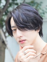 フィフス(fifth)&nbsp;原宿毛流れニュアンスパーマセンターパートカットビジネスヘア