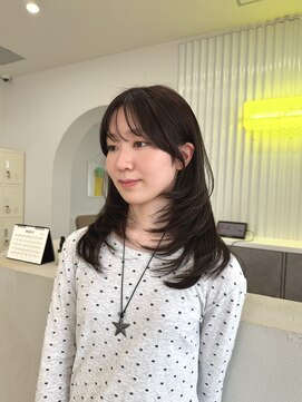 デビュー 沖縄泡瀬店(Debut) 着物ヘア/大人ガーリー/ダークアッシュ/似合わせカット/沖縄市