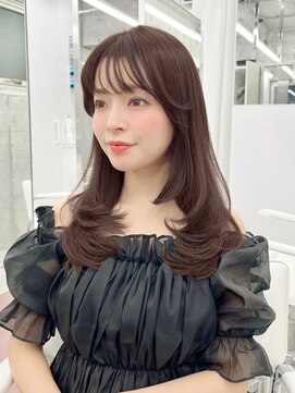 フォンズ(FONS) ミルクティーベージュ くびれミディ くびれレイヤー