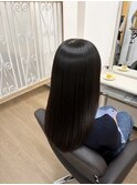 酸性トリートメントでつくるx美髪ストレート