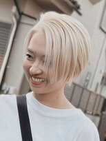 テテ(.tete)&nbsp;お客様スタイル【ブロンドハンサムショート】