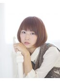 優し可愛い♪ ふんわり小顔ボブ