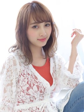 ヘアリゾート ブーケ(hair+resort bouquet) 《小顔ミディ×シナモンベージュ》