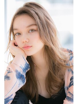 レア 渋谷(Le'a) 【Le'a】大人かわいい ヘルシーレイヤー 透明感ブルージュ