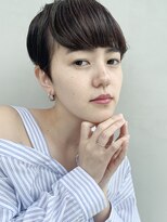 アルバム 銀座(ALBUM GINZA)&nbsp;ナチュラルショート_ウォーターフォール毛先パーマ_46459